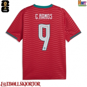 Portugal Goncalo Ramos #9 Hemmatröja VM 2026 Kortärmad